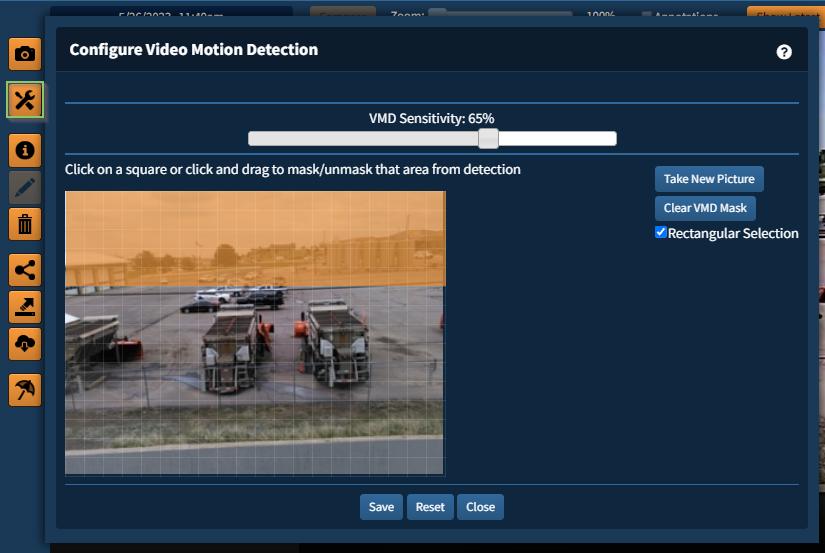 Video Motion Detection Window 2